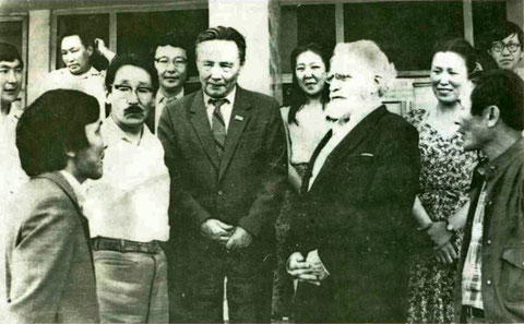 академик а д александров на встрече с преподавателями фмф ягу 1984г