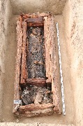 Female burial of Elechey I in the Megino-Kangalasky region with accompanying inventory.